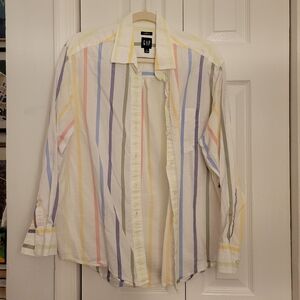 GAP Pastel Stripe Button Down Shirt